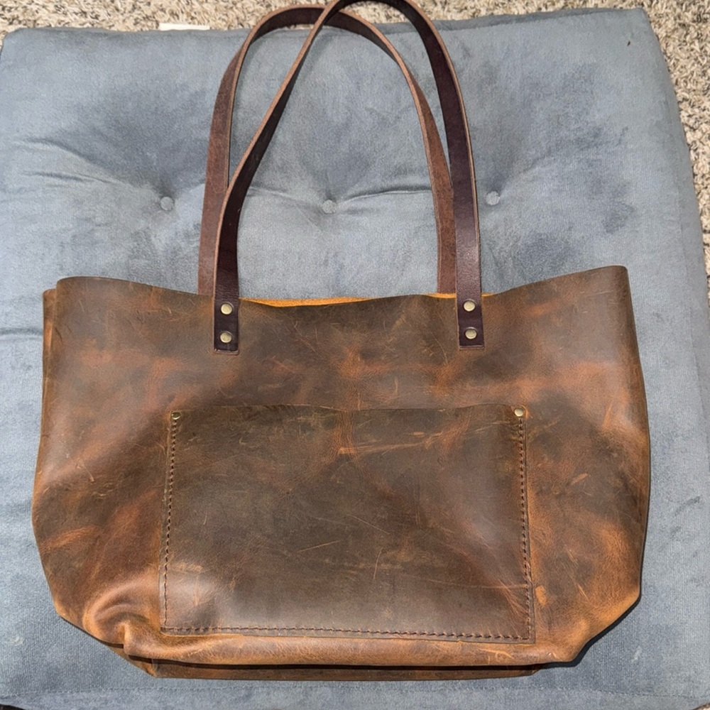 Portland Leather Goods Large Classic Tote in Canyon